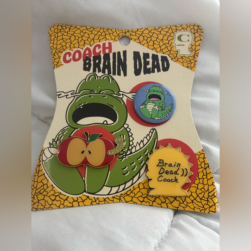 Coach Brain Dead Pin Pack - Green, Red, Yellow, Blue